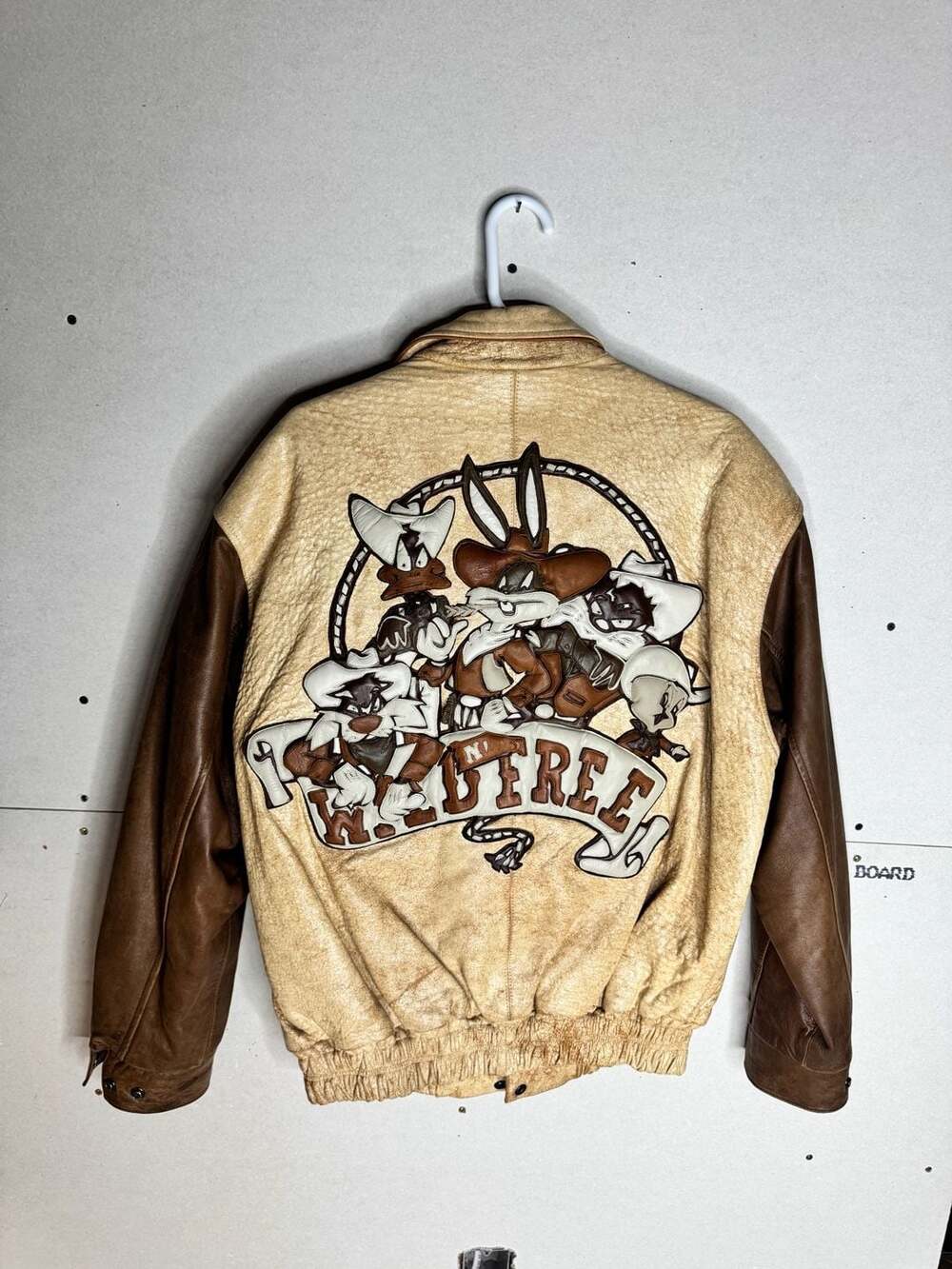 Baez Looney Tunes Wild West Varsity Jacket - Picture 4 of 5